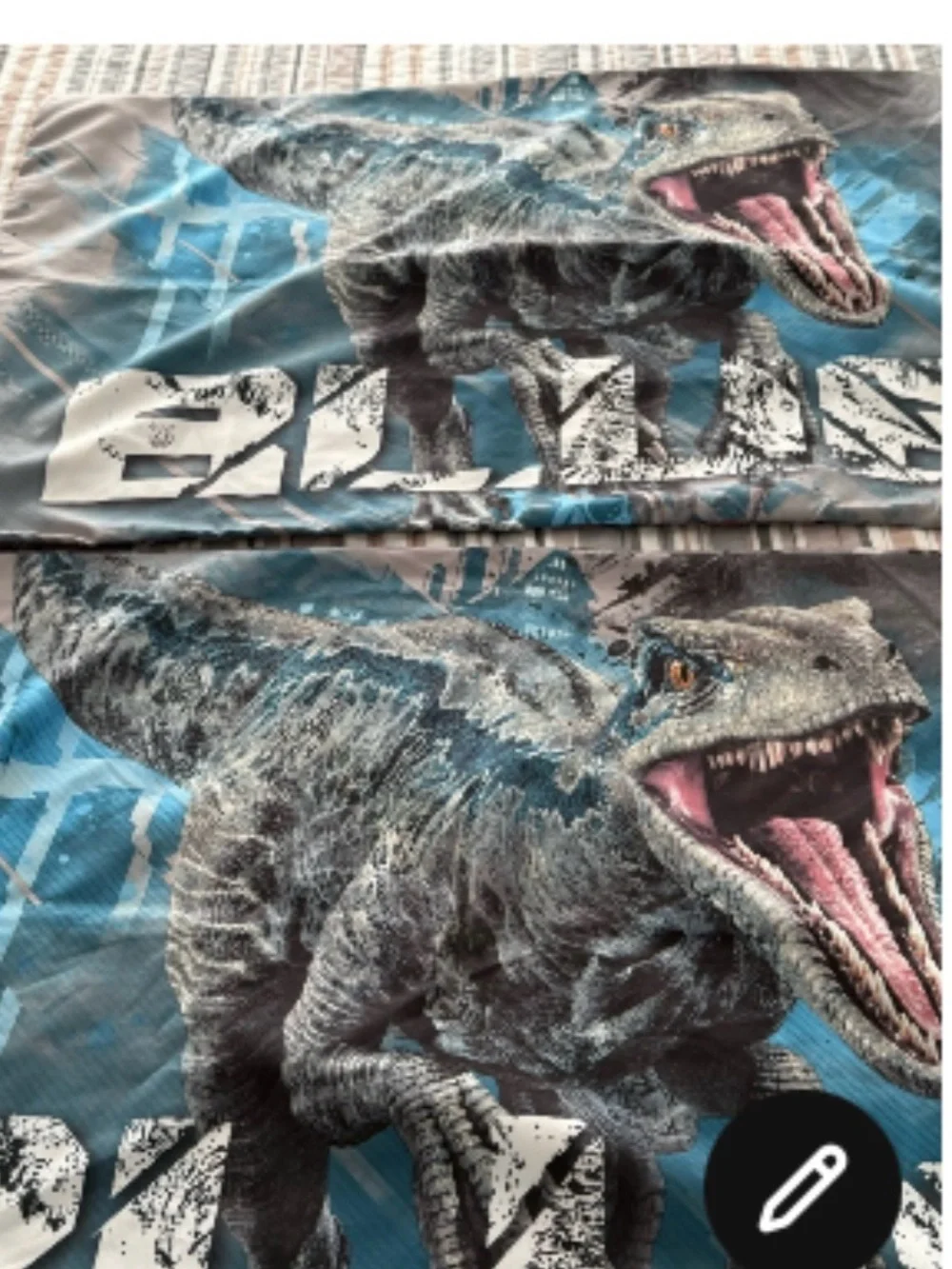 Jurassic Dinosaur Comforter in Brown and Multicolor